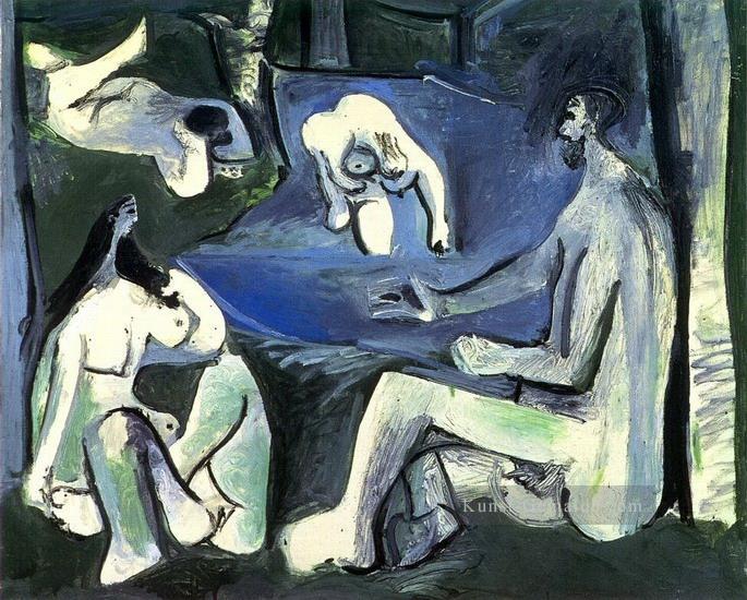 Luncheon auf dem Gras nach Manet 7 1961 Kubismus Pablo Picasso Ölgemälde